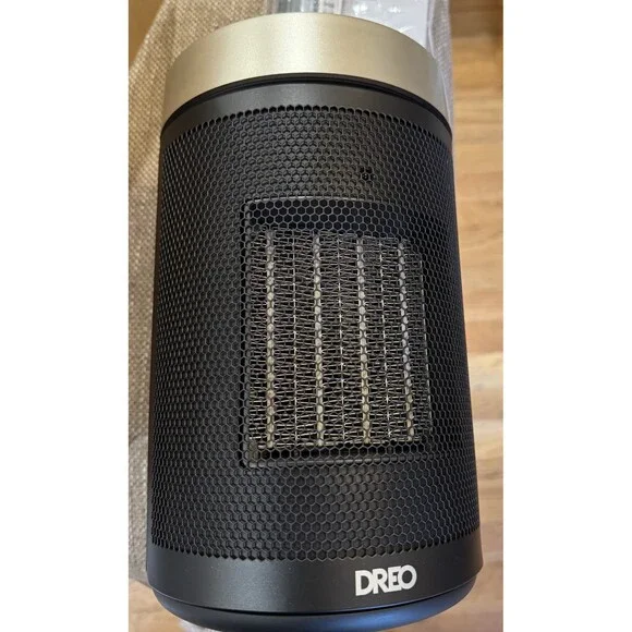 New Dreo Black/Silver Atom 316 Fan Portable Heater/Remote Control - Picture 2 of 4